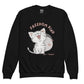 Freedom Kind Anti - Tyranny Kitten Youth crewneck sweatshirt - Image #2