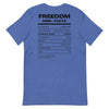 Freedom Kind Facts | Men's T-Shirt - Heather True Royal