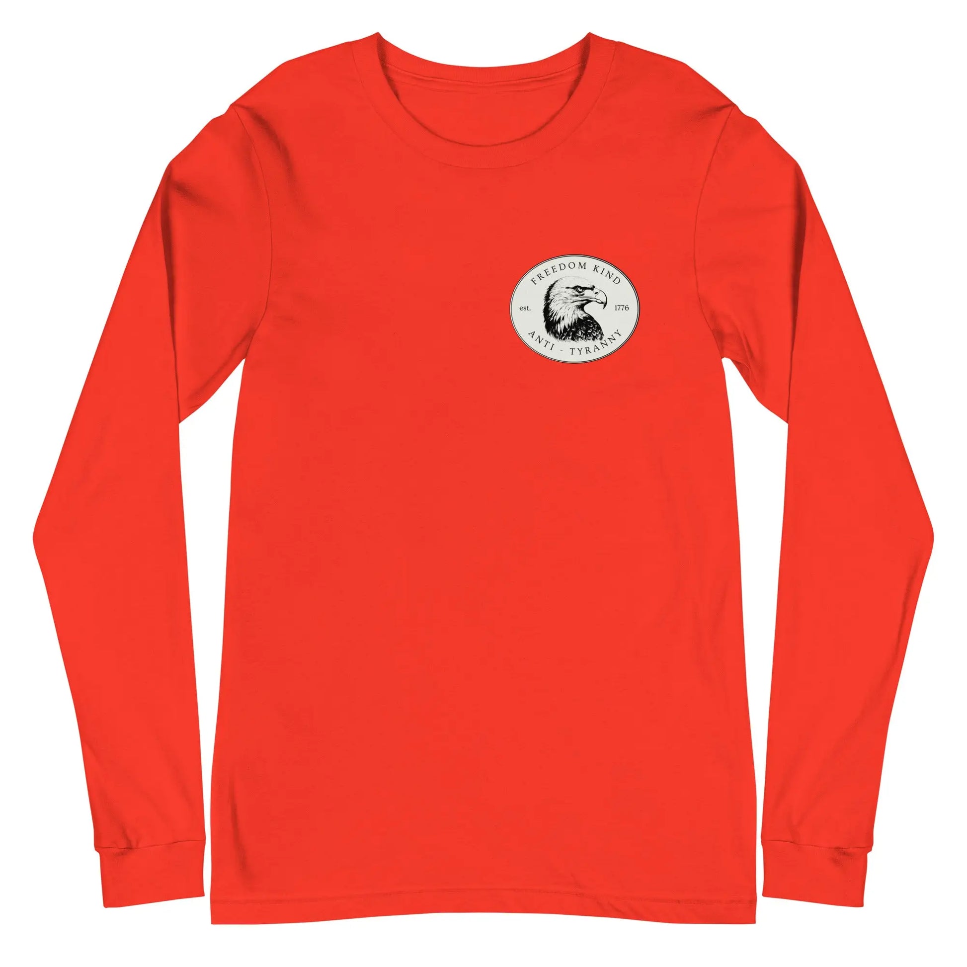 Freedom Kind Bald Eagle Logo Long Sleeve Tee - Image #19
