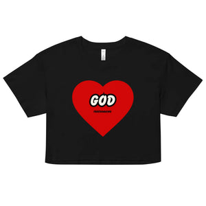 Love God | Women’s crop top - Image #2