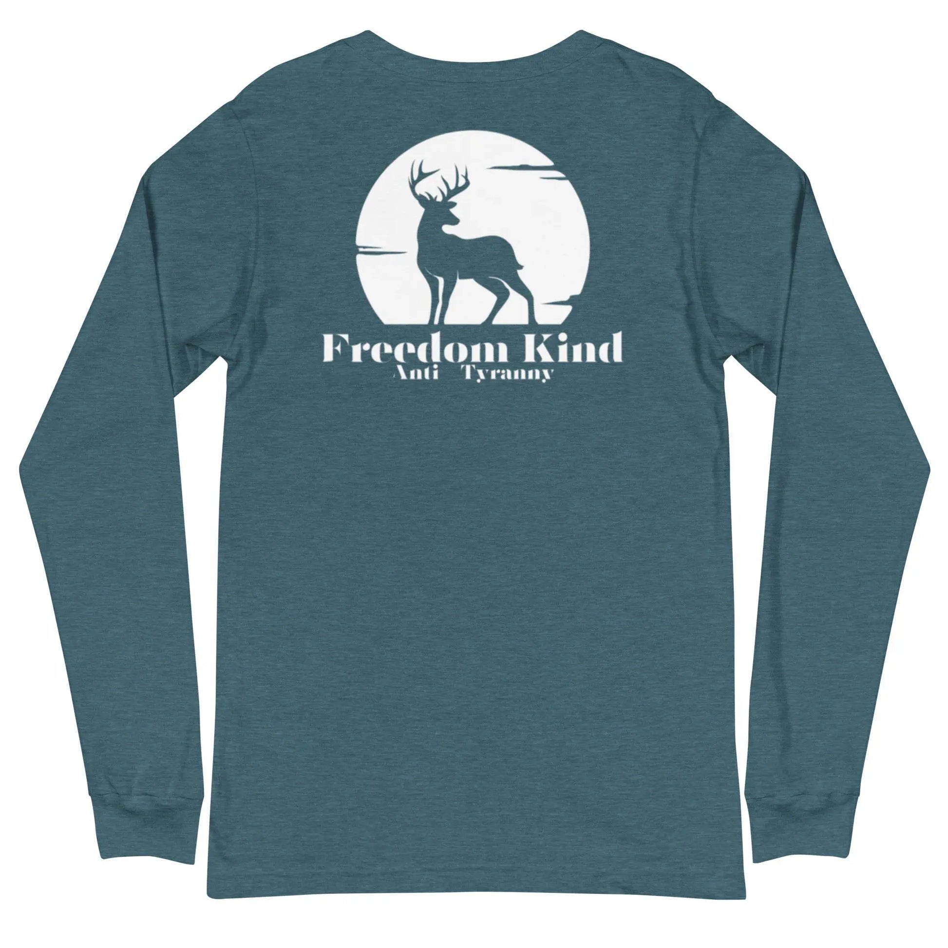 Moonlit Buck Long Sleeve Tee | Freedom Kind Apparel - Image #21