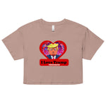 I love Trump 2 | Women’s crop top - Image #6