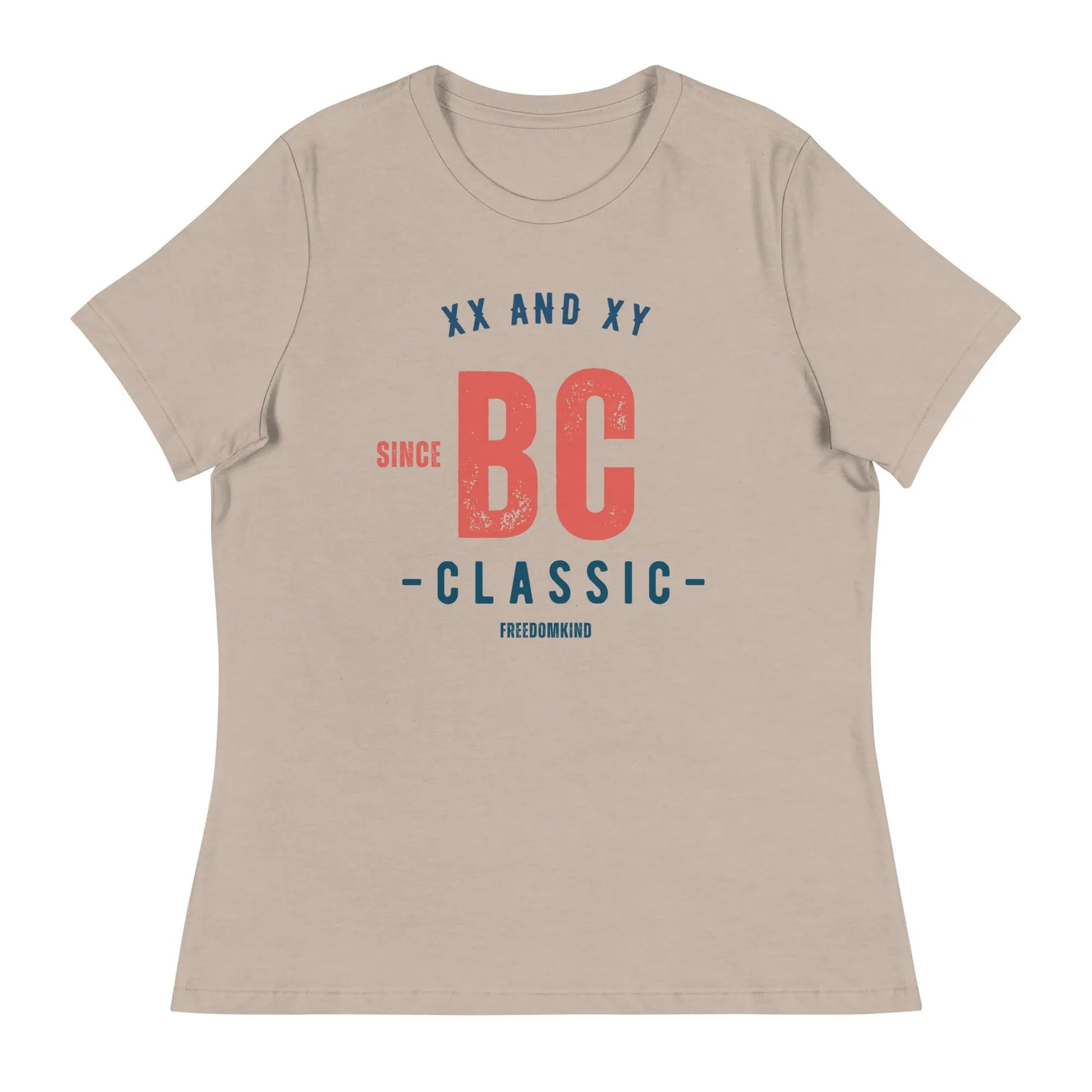 Women's Relaxed T-Shirt: 'XX & XY Since BC - Classic' | Freedom Kind - Image #9