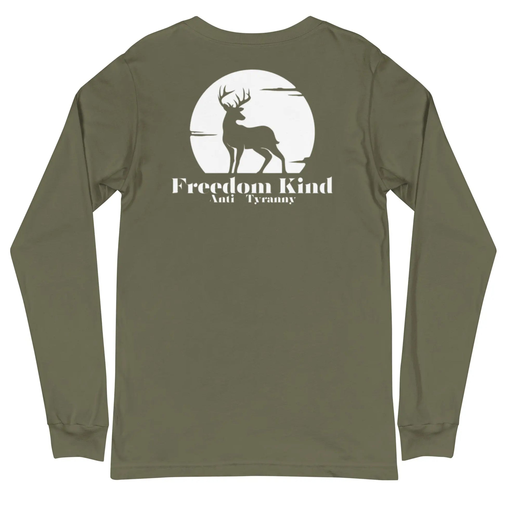 Moonlit Buck Long Sleeve Tee | Freedom Kind Apparel - Image #24