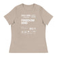 Women's Relaxed T-Shirt: 100% Human Kind | Freedom Kind Apparel - Image #23