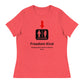 Just a Restroom Sign Women's Relaxed T-Shirt | Freedom Kind Apparel - Image #3