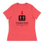 Just a Restroom Sign Women's Relaxed T-Shirt | Freedom Kind Apparel - Image #3