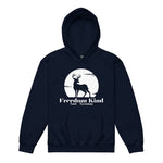 Youth Heavy Blend Hoodie: Moonlit Buck | Freedom Kind Apparel - Image #1