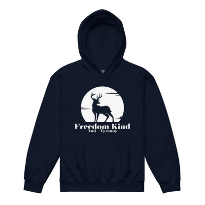Youth Heavy Blend Hoodie: Moonlit Buck | Freedom Kind Apparel - Image #1