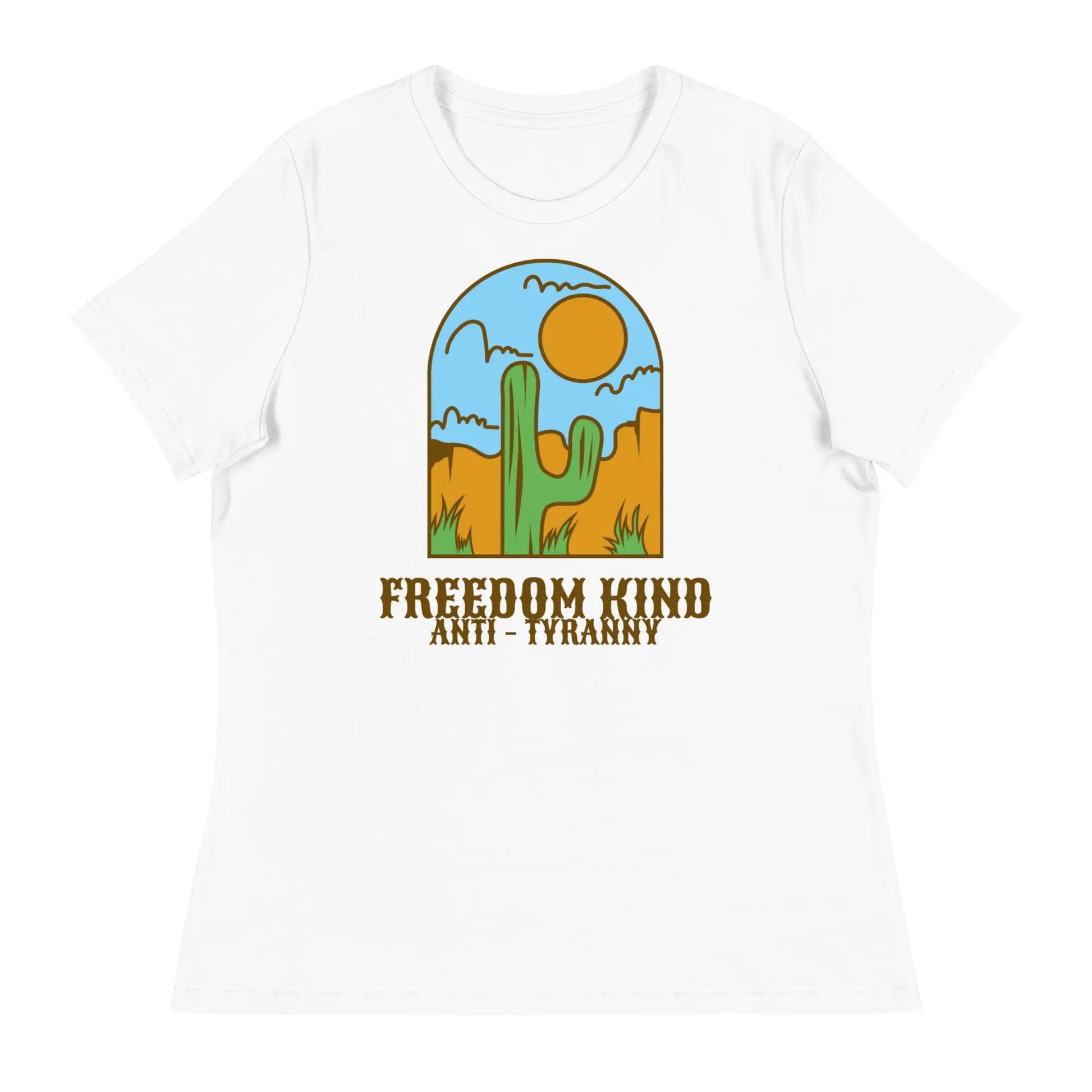 Cactus Women's Relaxed T-Shirt | Freedom Kind Apparel - Image #28