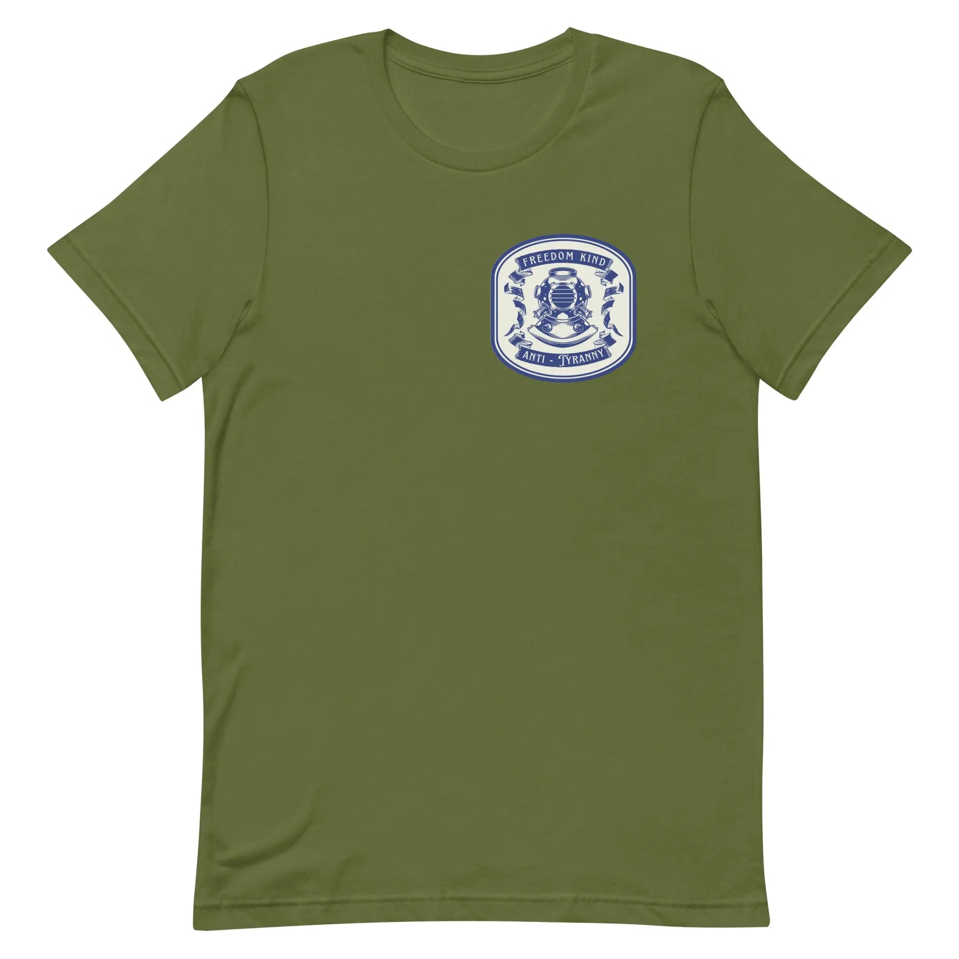 Freedom Kind Anti - Tyranny Vintage Scuba Logo T-shirt - Image #6