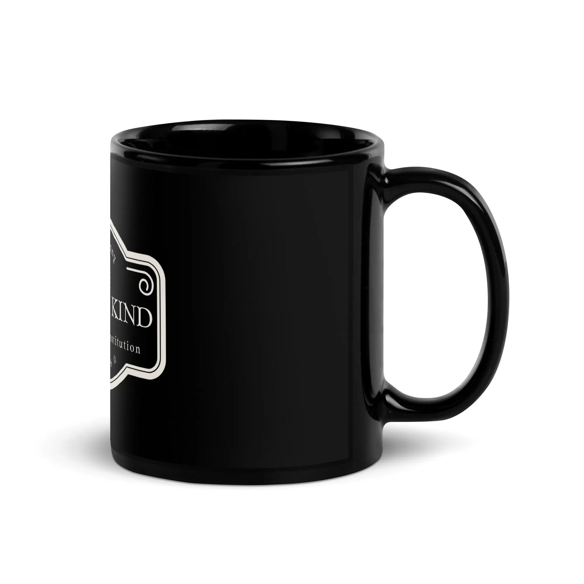 Black Glossy Mug: 'Lovers of The Constitution' | Freedom Kind - Image #3