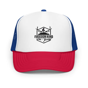 Hunting Fishing Foam Trucker Hat | Freedom Kind Apparel - Image #1