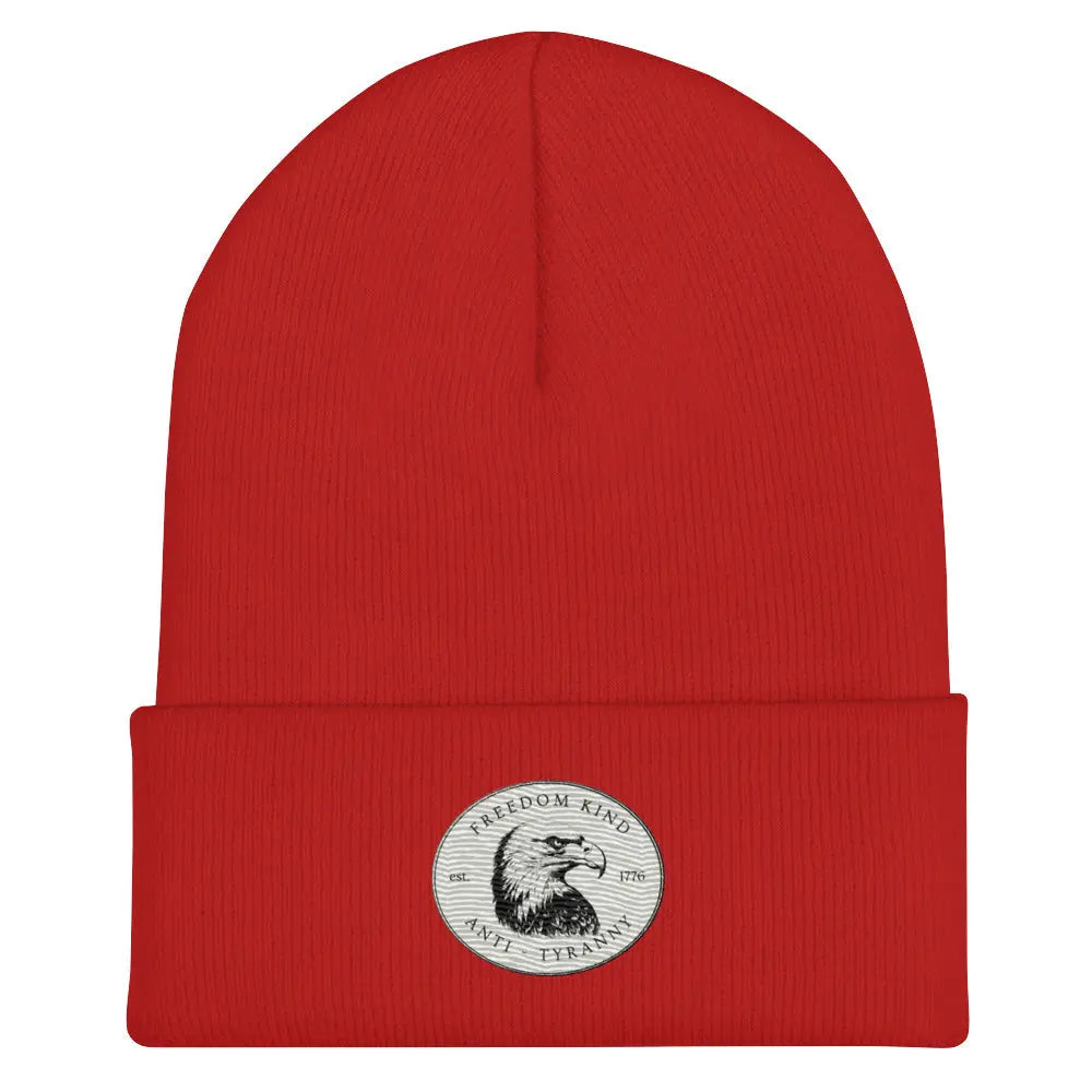 Freedom Kind Bald Eagle Logo Cuffed Beanie - Image #7
