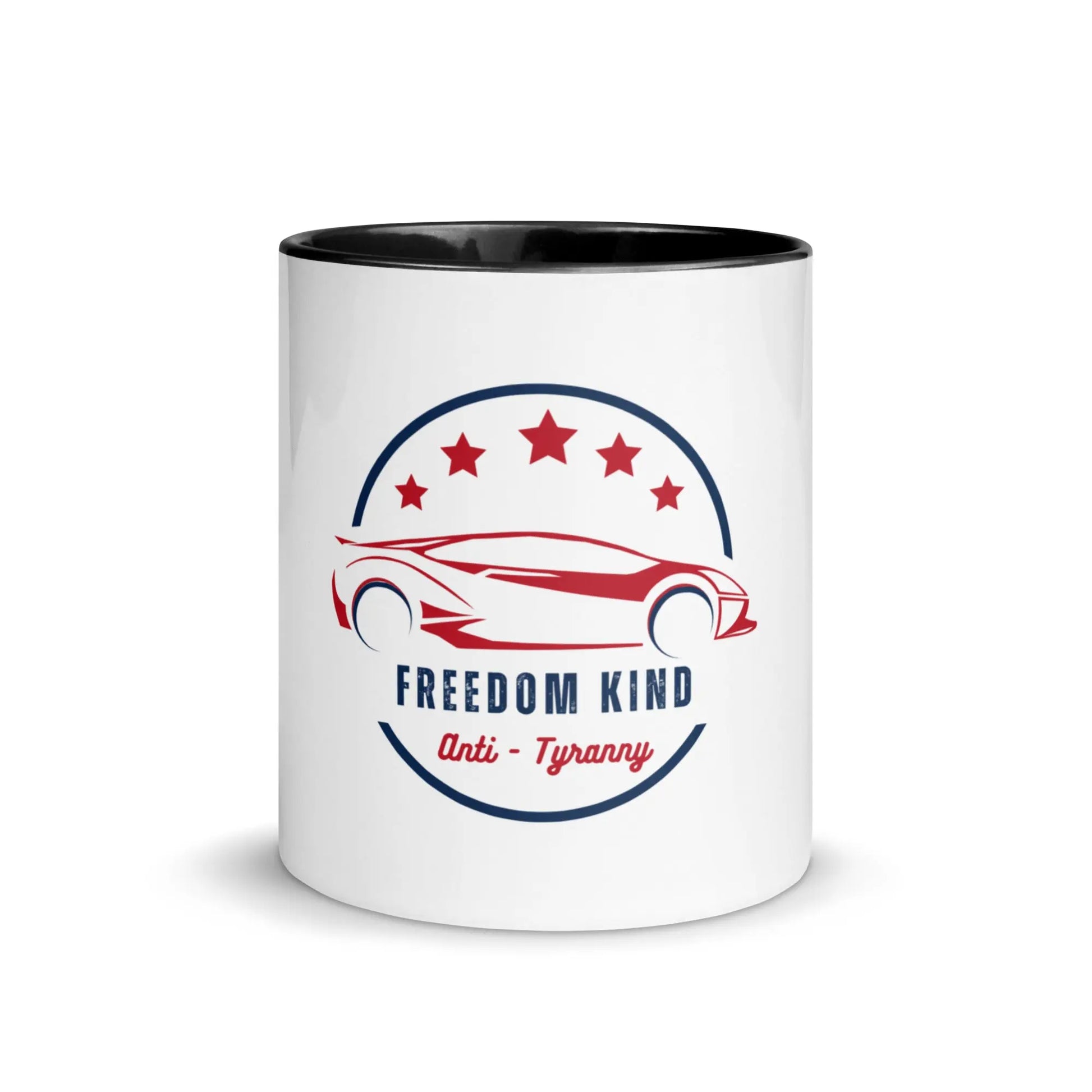 Freedom Kind Anti - Tyranny Racing Sports Car Mug with Color Inside - Image #3