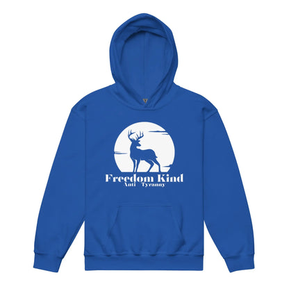 Youth Heavy Blend Hoodie: Moonlit Buck | Freedom Kind Apparel - Image #3