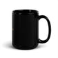 Black Glossy Mug with Golden Cross | Freedom Kind - Image #5