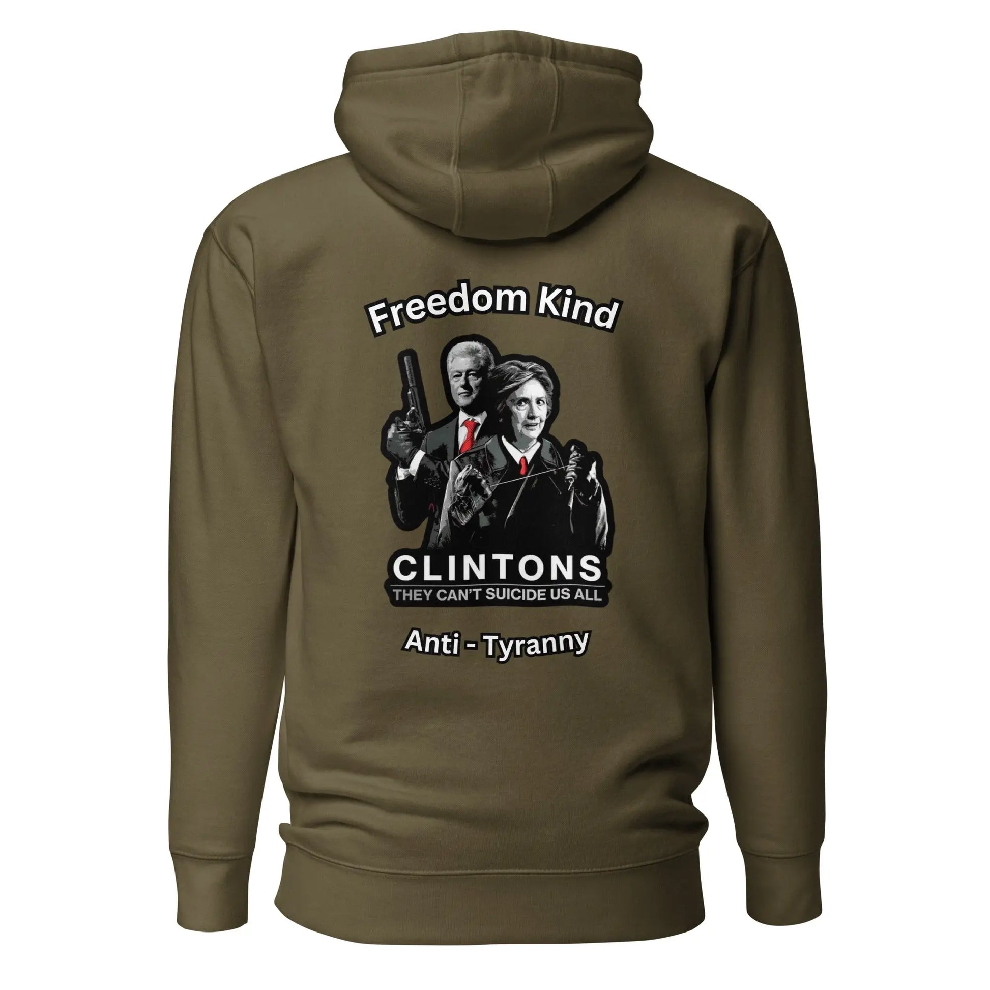 Clinton's - They Can't Suicide Us All | Men's Hoodie - Image #17