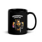 Unwavering Christian Jesus Cross | Freedom Kind Black Glossy Mug - Image #2