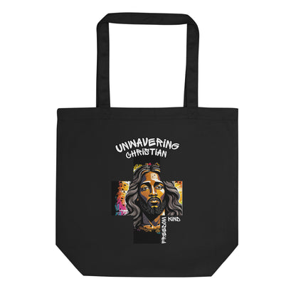 unwavering Christian Jesus Cross | Freedom Kind Tote Bag