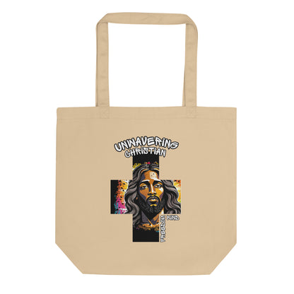 unwavering Christian Jesus Cross | Freedom Kind Tote Bag