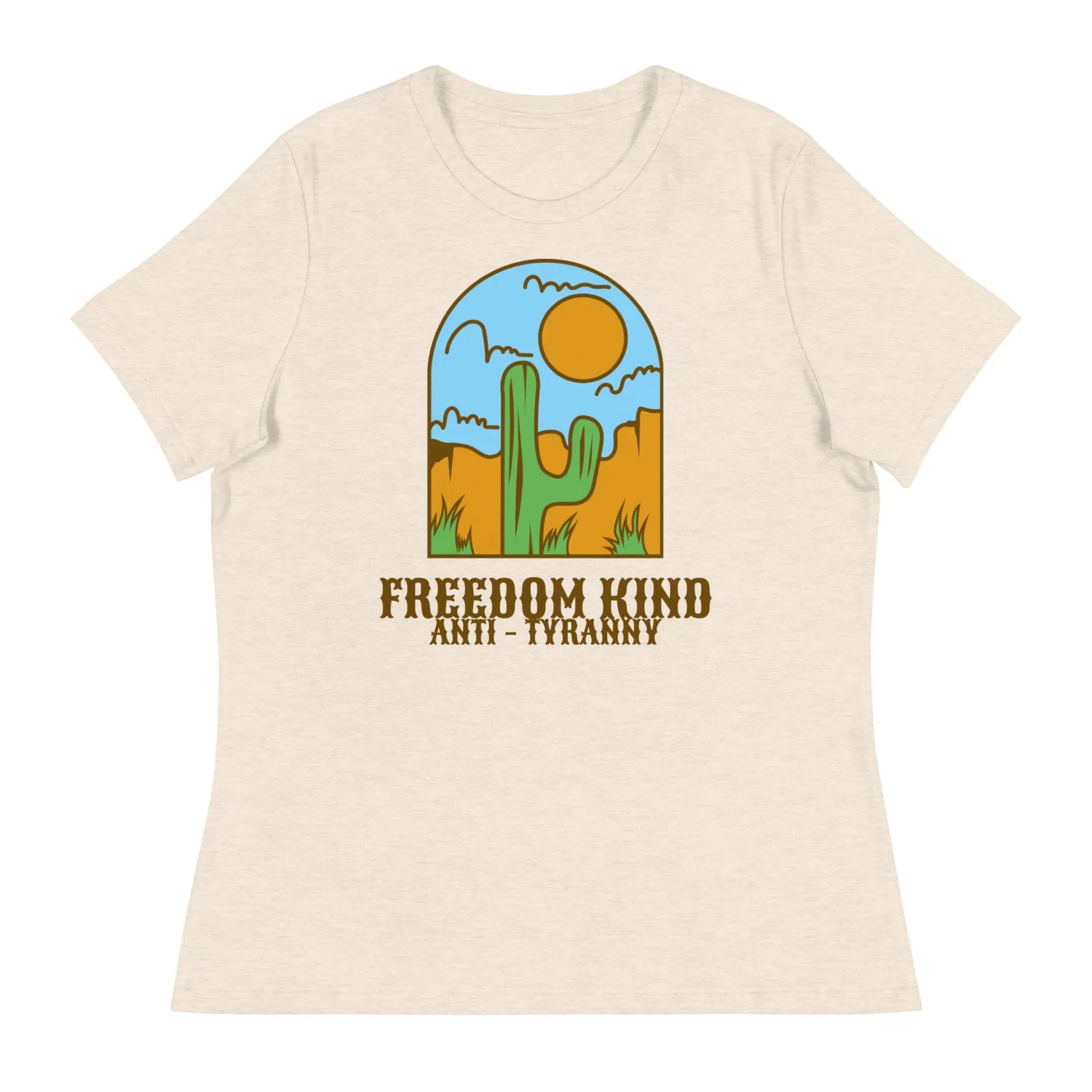 Cactus Women's Relaxed T-Shirt | Freedom Kind Apparel - Image #24