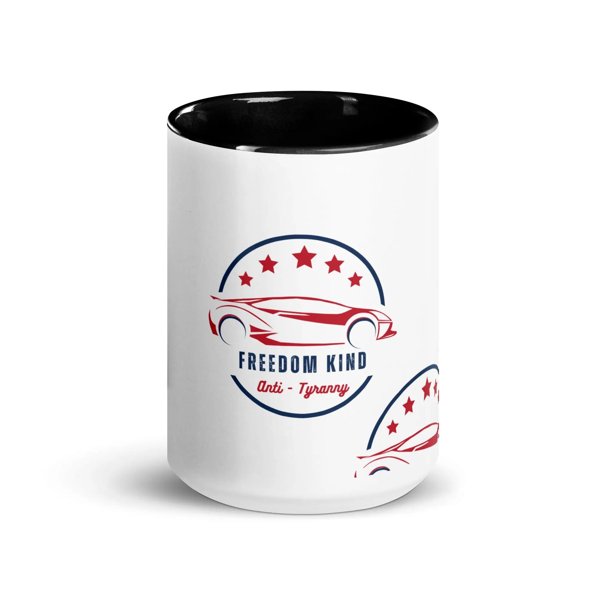 Anti - Tyranny Racing Sports Car | Mug with Color Inside - Image #17