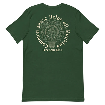 Liberty T-shirt: 'Common Sense Helps All Mankind' | Freedom Kind Apparel - Image #10