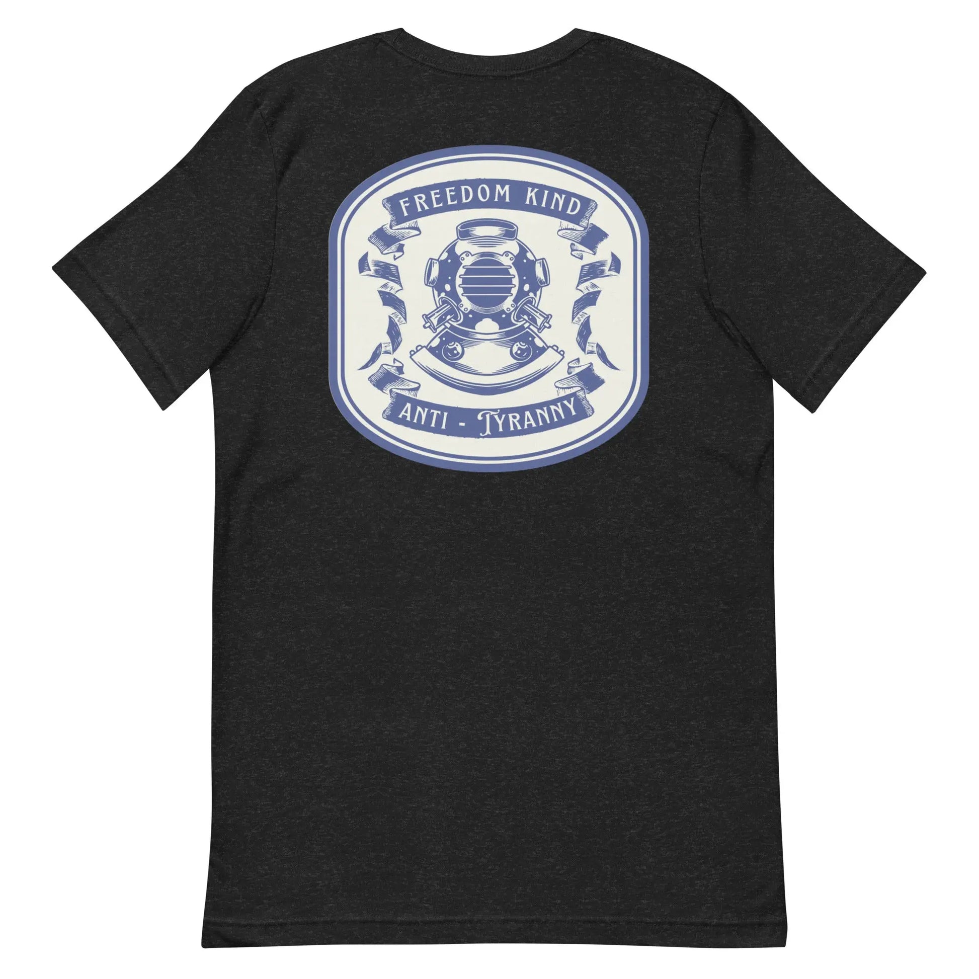 Freedom Kind Anti - Tyranny Vintage Scuba Logo T-shirt - Image #3