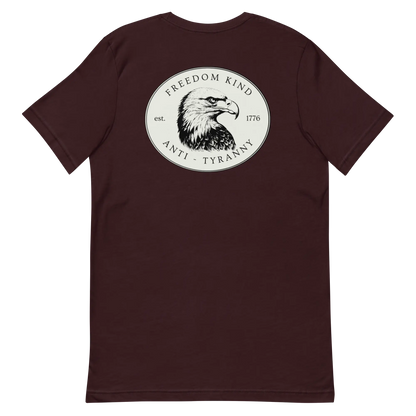 Freedom Kind Bald Eagle Logo Unisex t-shirt - Image #25