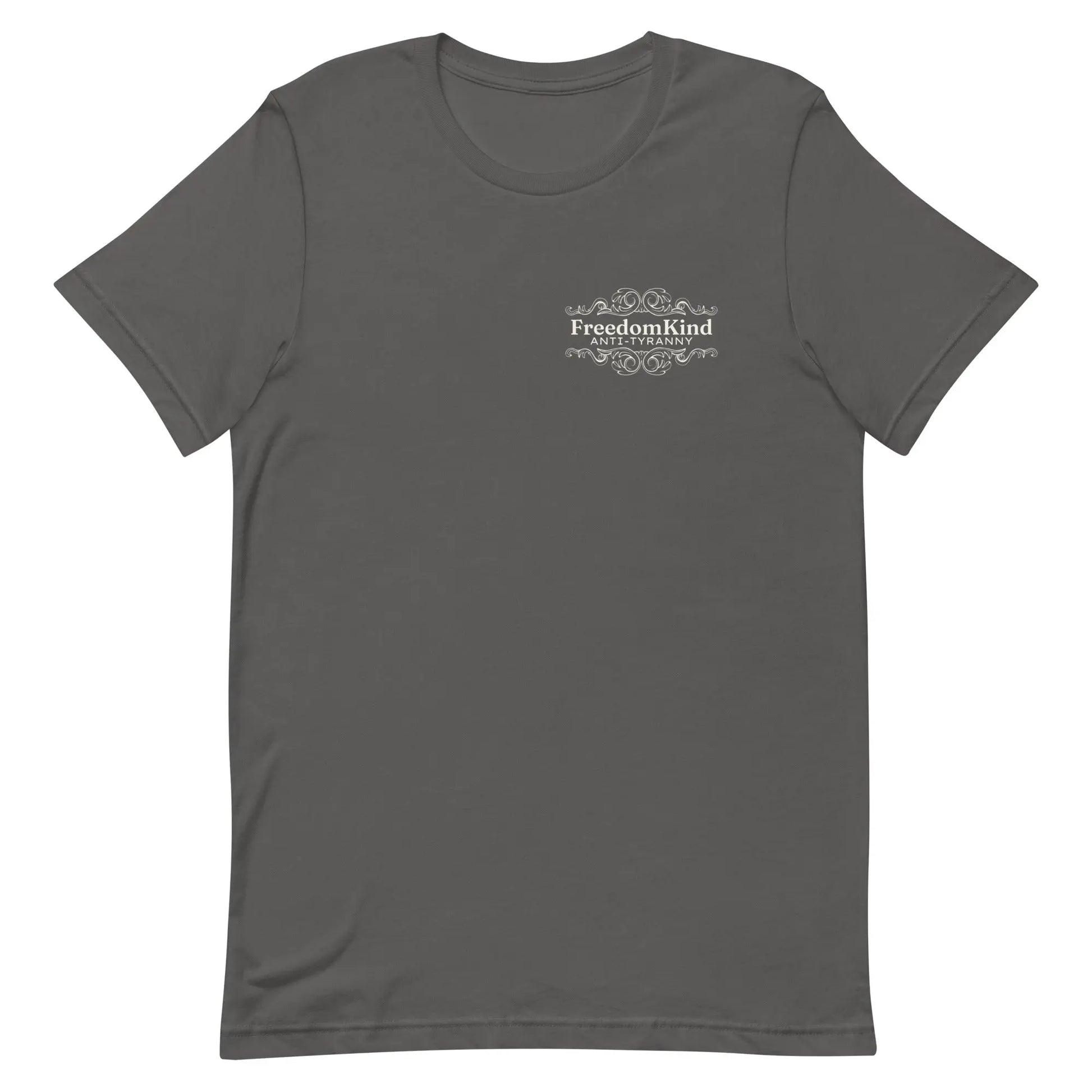 Freedom Kind Anti - Tyranny Scroll Logo T-shirt - Image #3