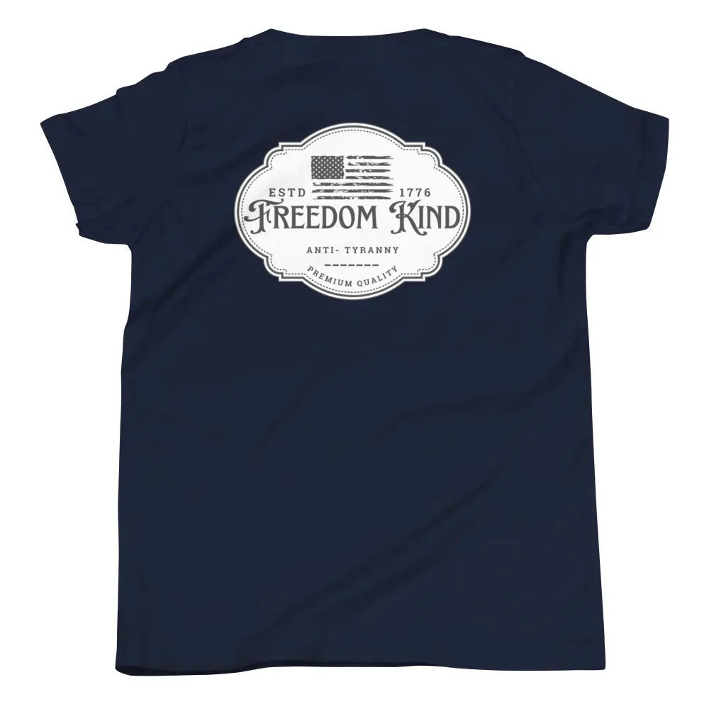 Anti-Tyranny 'Premium Quality' Youth Short Sleeve T-Shirt | Freedom Kind Apparel - Image #6