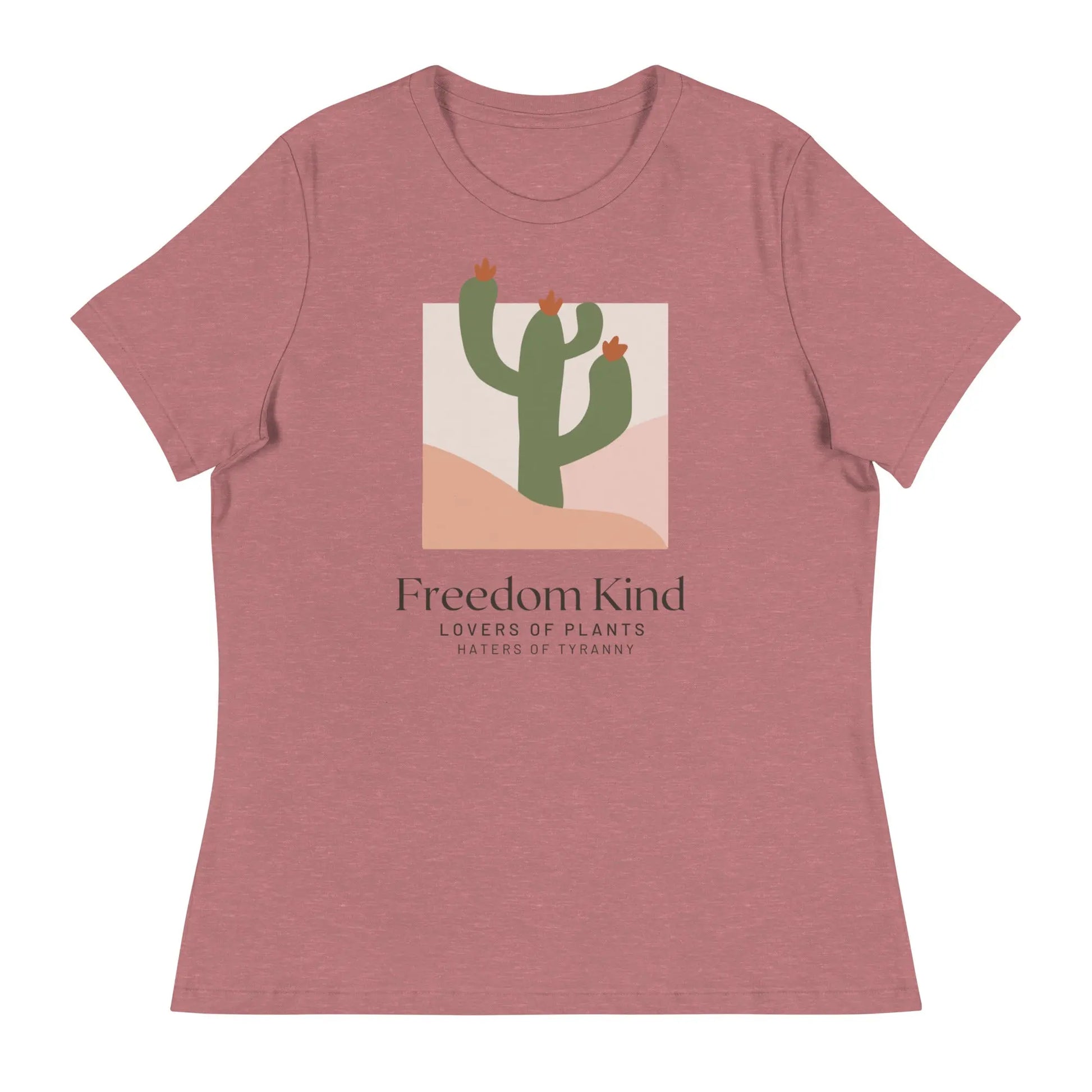 Lover of Plants Haters of Tyranny Women's Relaxed T-Shirt | Freedom Kind Apparel - Image #8
