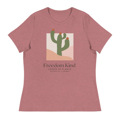 Lover of Plants Haters of Tyranny Women's Relaxed T-Shirt | Freedom Kind Apparel - Image #8