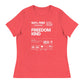 Women's Relaxed T-Shirt: 100% Human Kind | Freedom Kind Apparel - Image #10