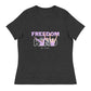 Women's Relaxed T-Shirt: Anti-Tyranny Celebration | Freedom Kind Apparel - Image #2