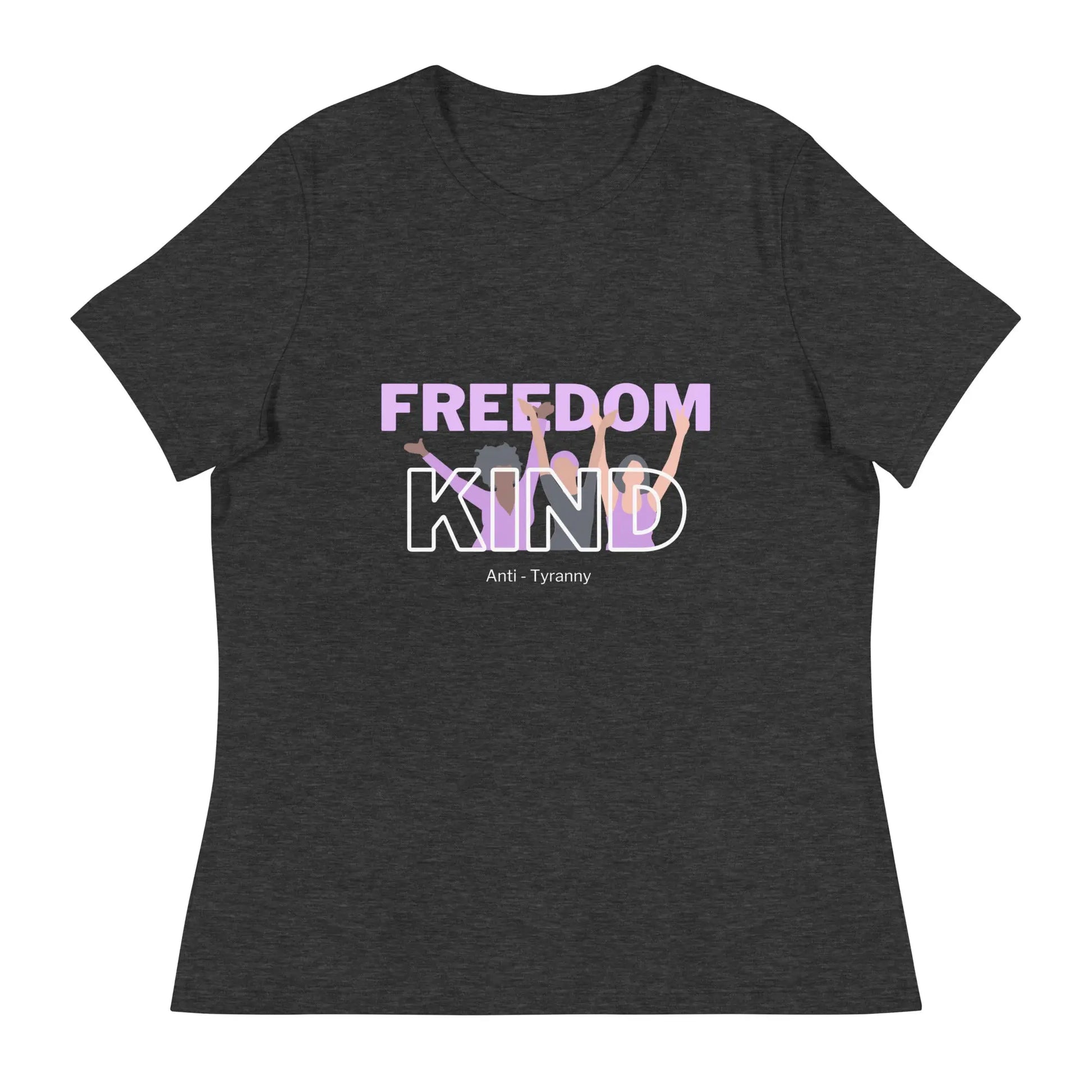 Women's Relaxed T-Shirt: Anti-Tyranny Celebration | Freedom Kind Apparel - Image #2