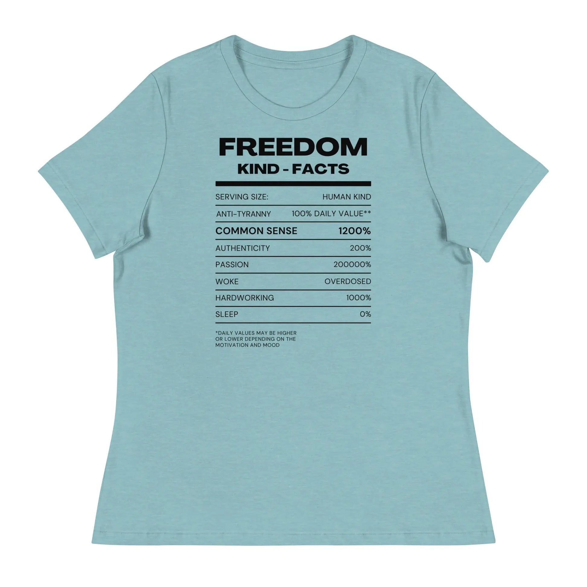 FK Food Label Women's Relaxed T-Shirt | Freedom Kind Apparel - Image #14
