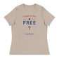 Land Of The Free ? Women's Relaxed T-Shirt | Freedom Kind Apparel - Image #19