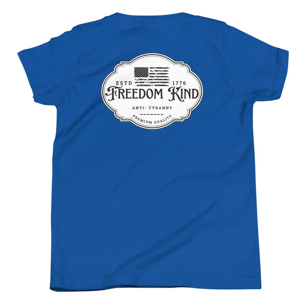 Anti-Tyranny 'Premium Quality' Youth Short Sleeve T-Shirt | Freedom Kind Apparel - Image #13