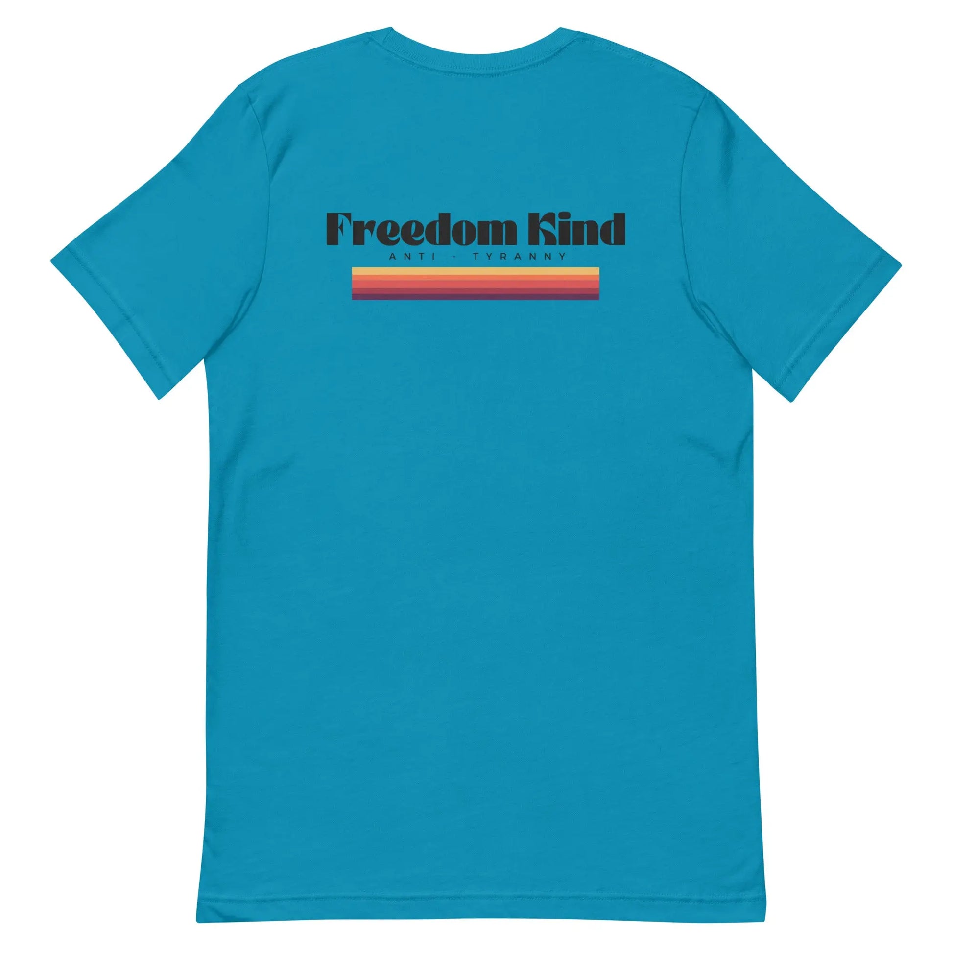 Freedom Kind Anti - Tyranny Sunset Banner T-shirt - Image #9