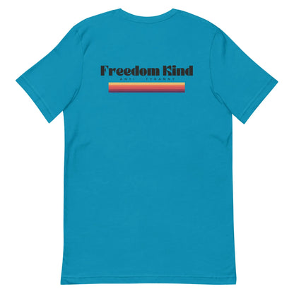Freedom Kind Anti - Tyranny Sunset Banner T-shirt - Image #9
