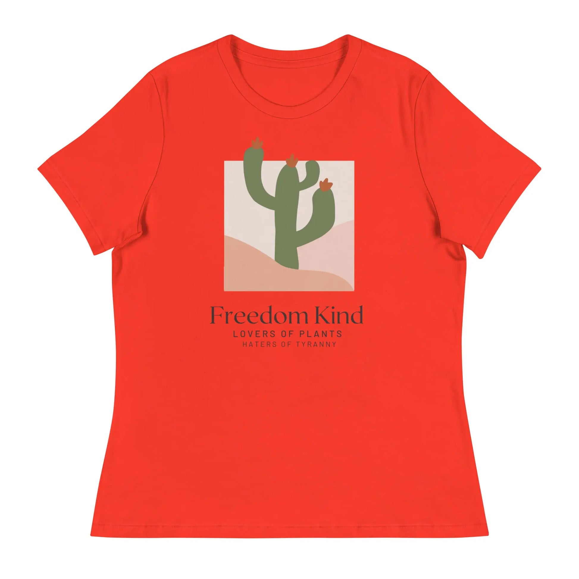 Lover of Plants Haters of Tyranny Women's Relaxed T-Shirt | Freedom Kind Apparel - Image #2
