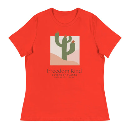 Lover of Plants Haters of Tyranny Women's Relaxed T-Shirt | Freedom Kind Apparel - Image #2