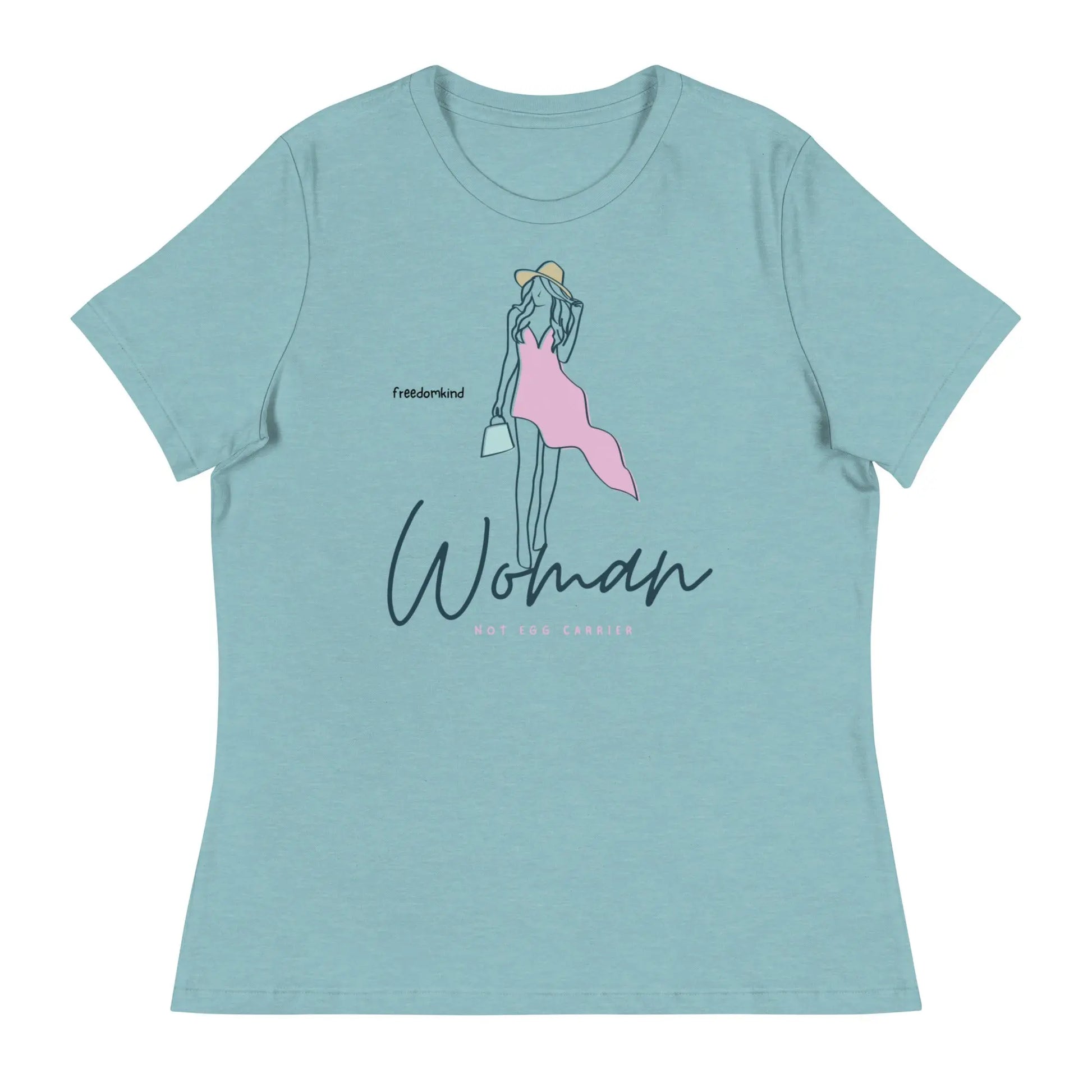 Women's Relaxed T-Shirt: 'Motherhood in Progress' | 'I'm Not Carrying an Egg, It's a Baby!' | Freedom Kind - Image #14