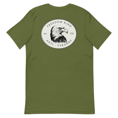 Freedom Kind Bald Eagle Logo Unisex t-shirt - Image #23