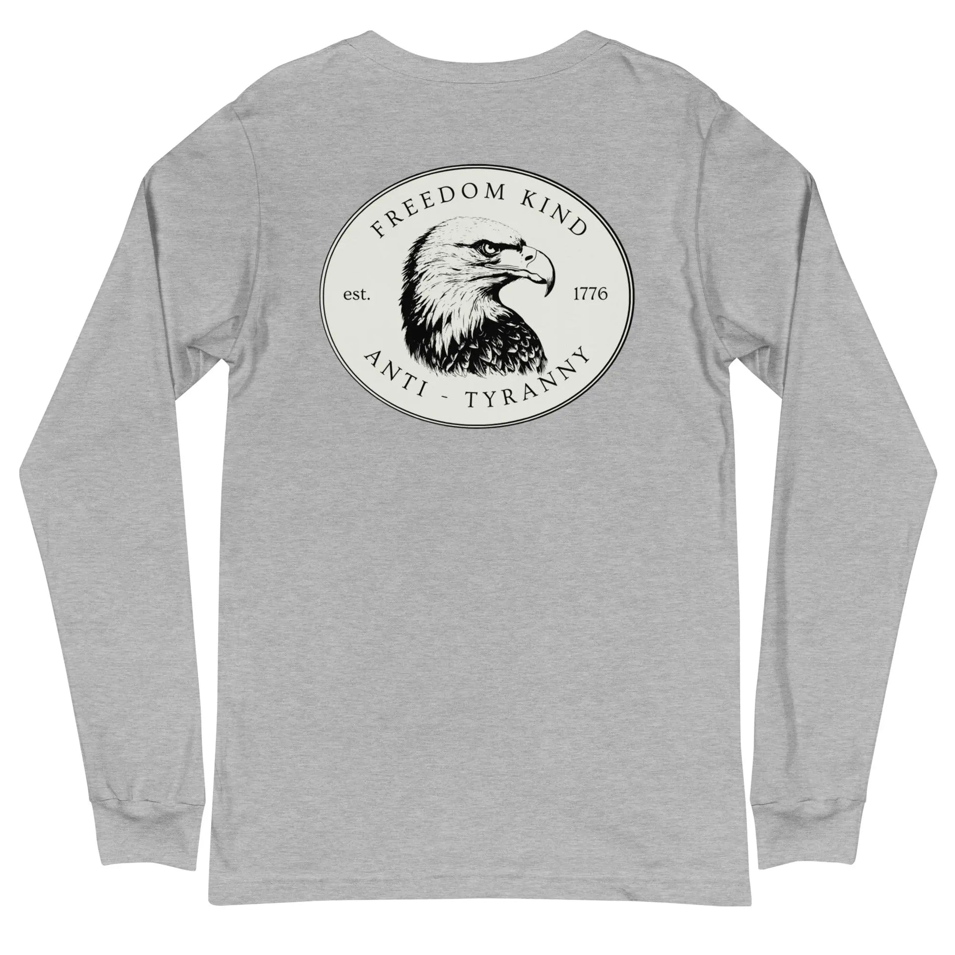 Freedom Kind Bald Eagle Logo Long Sleeve Tee - Image #28