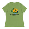 Big Water, Ocean Water Donald Trump | Women's Relaxed T-Shirt - Leaf