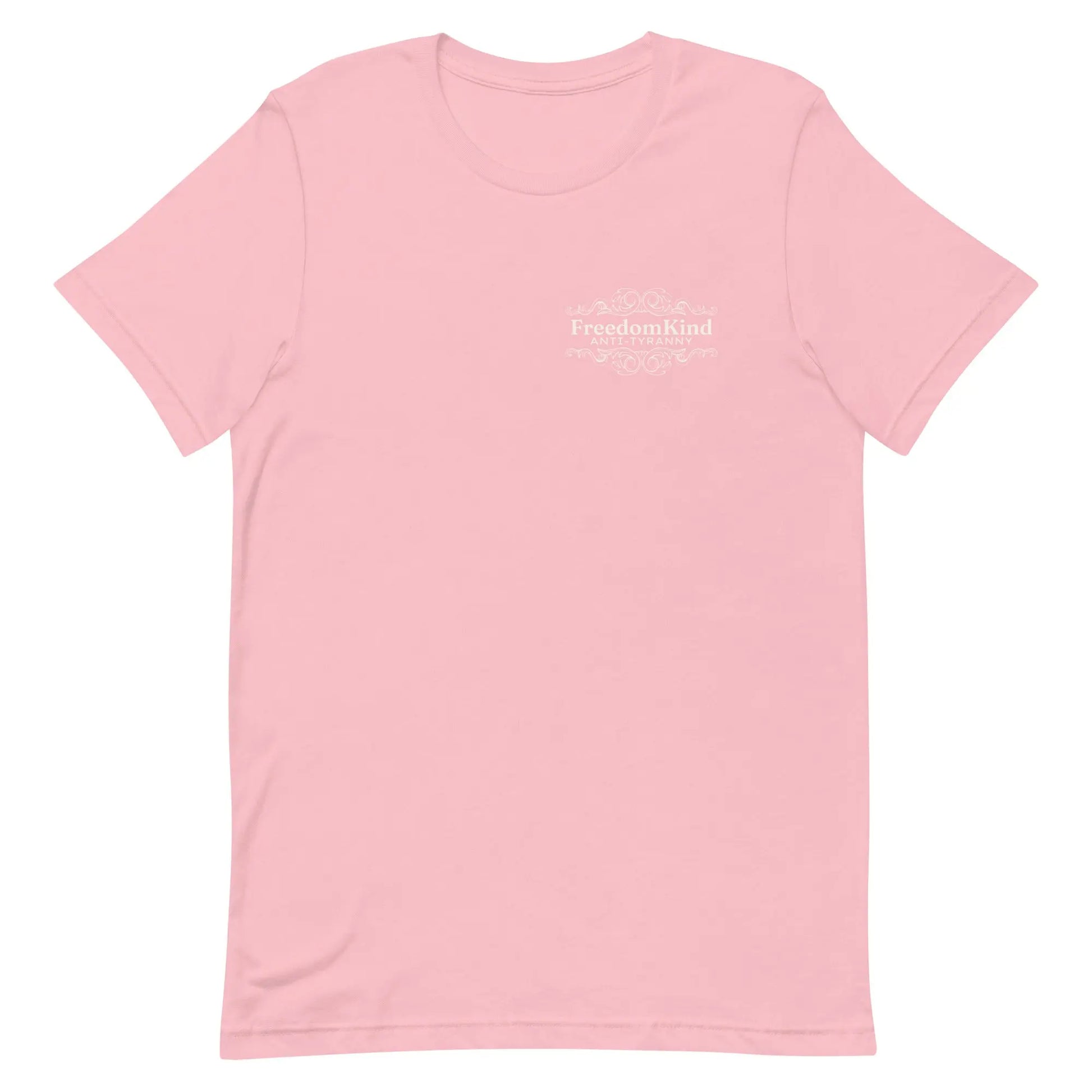 Freedom Kind Anti - Tyranny Scroll Logo T-shirt - Image #25
