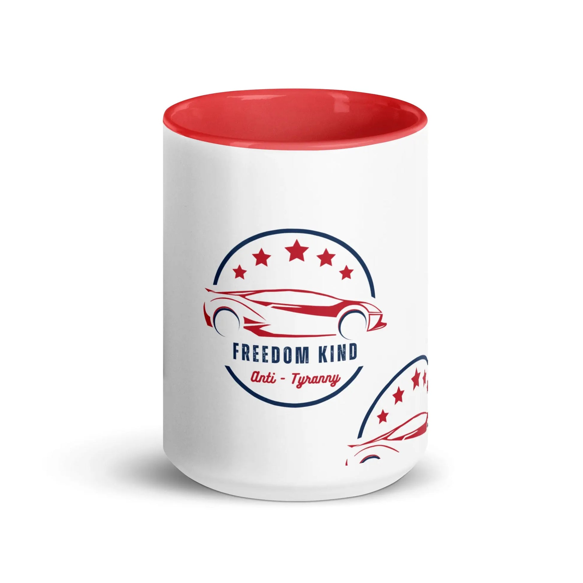 Anti - Tyranny Racing Sports Car | Mug with Color Inside - Image #25